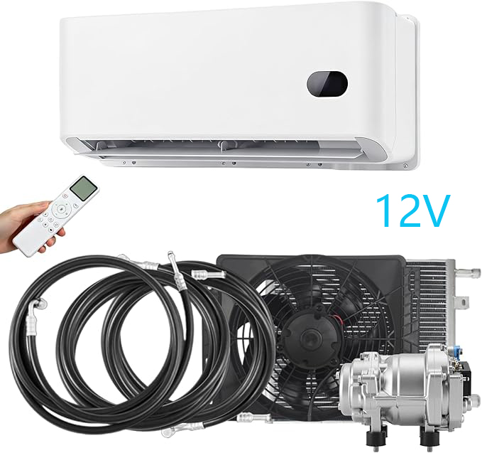 Diy Electric Car - TELCOOL 12V Samochodowy System Klimatyzacji, Elektryczny