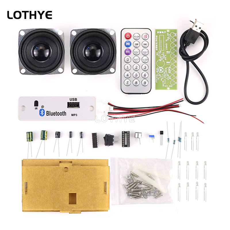 Diy Electronics Audio - Mini Wzmacniacz Audio Bluetooth 3W*2 Zestaw