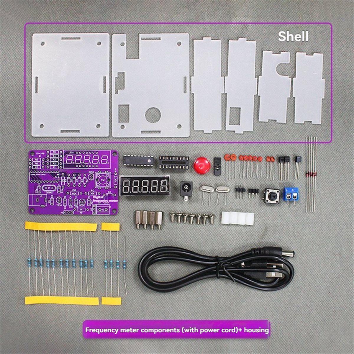 Diy With Electronics - Cyfrowy miernik częstotliwości SCLS, obwód pomiarowy