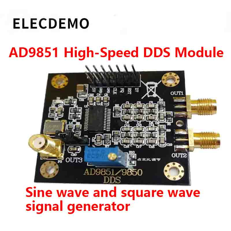 Diy Elektronik - Moduł generatora sygnałów AD9851 DDS, szybkie