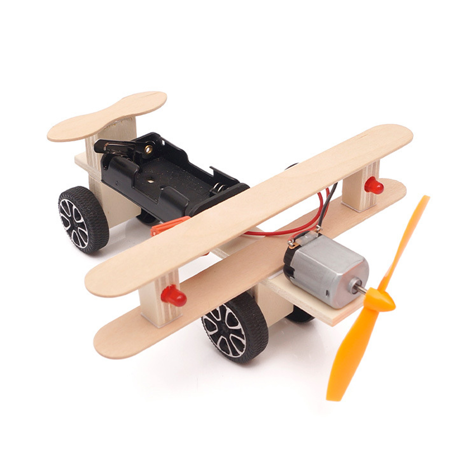 Diy Electronics Projects For Kids - Zestaw DIY Samolot Samochód Eksperyment Naukowy