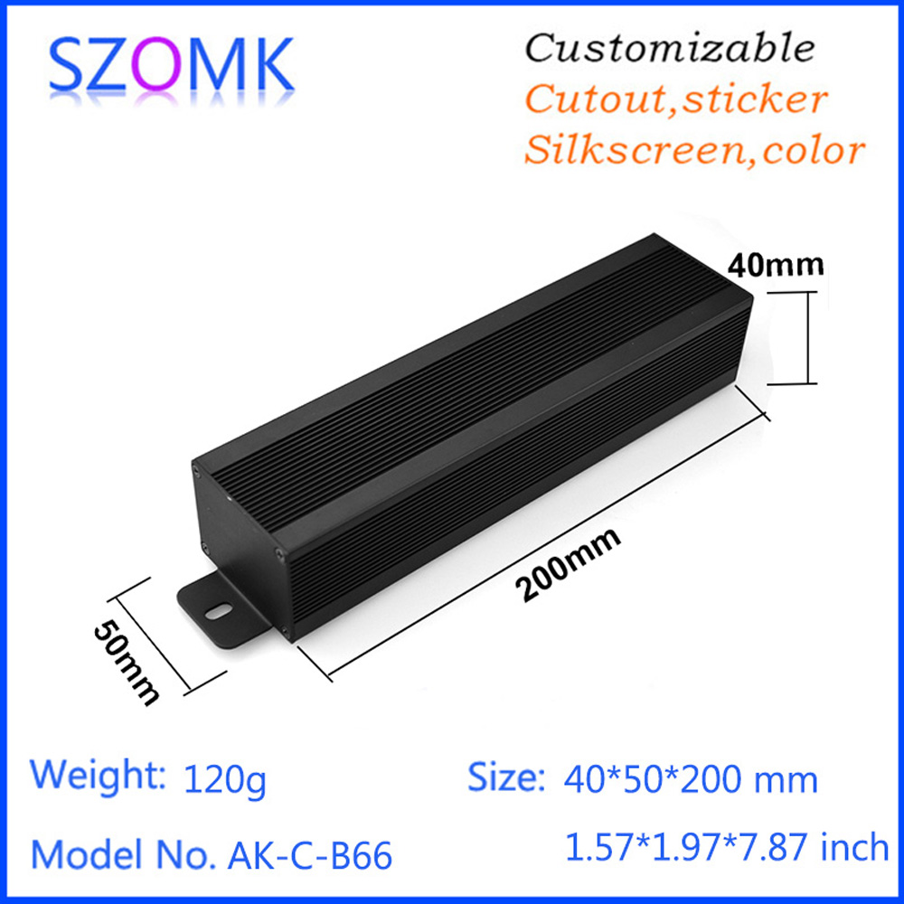 Diy Box Electronics Mall - 1 sztuka Aluminiowa Obudowa 40*50*200mm Skrzynka