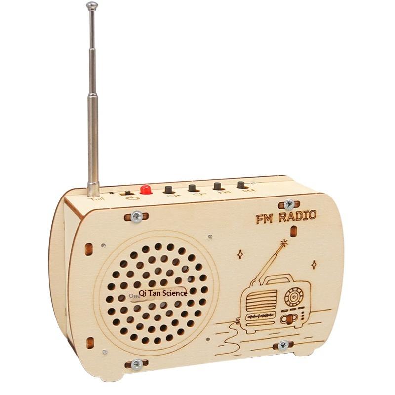 Diy Electronics Projects For Kids - Zestaw DIY Drewniane Radio FM Vintage