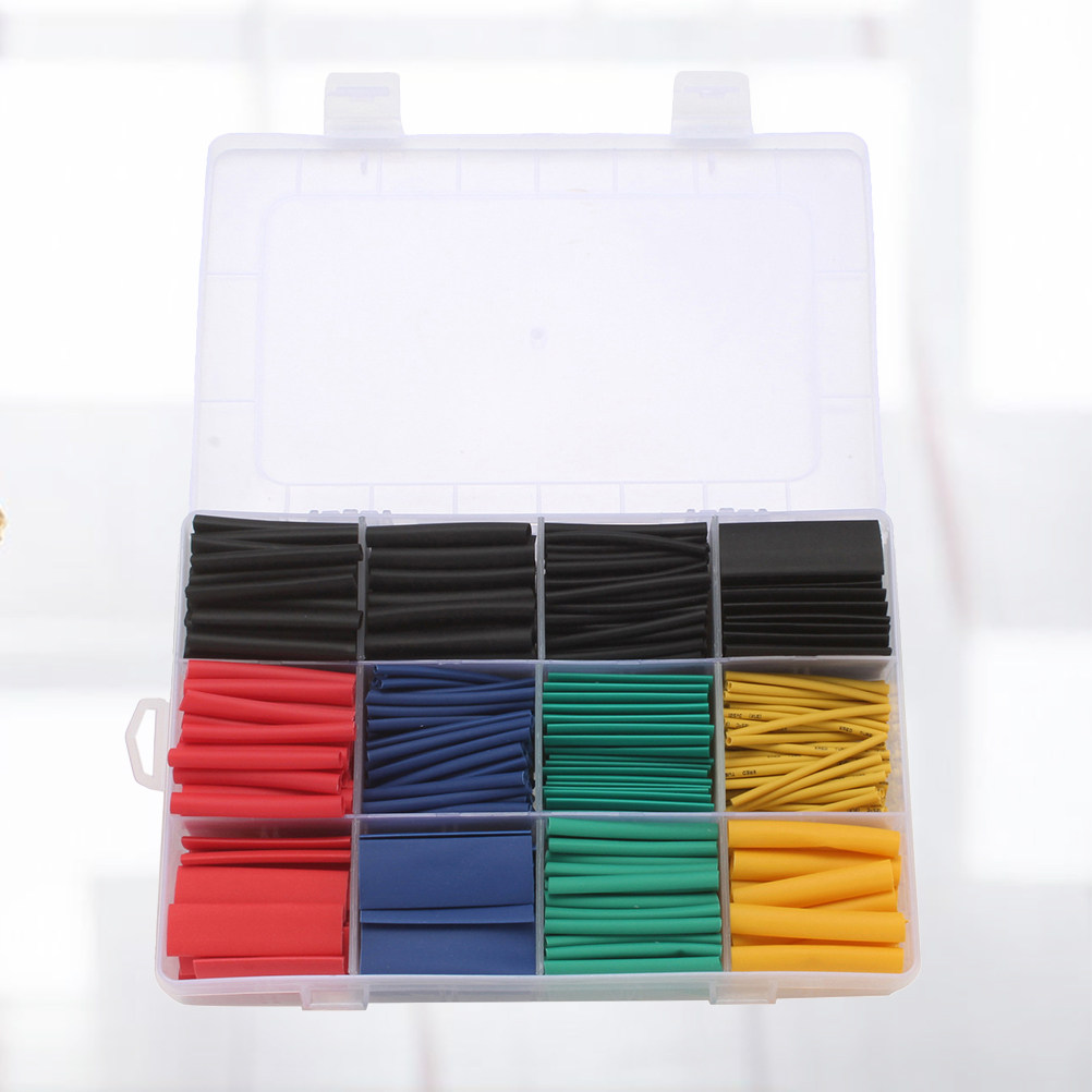 Heat Shrink Tubing - 530 szt. rurek termokurczliwych z poliolefiny,