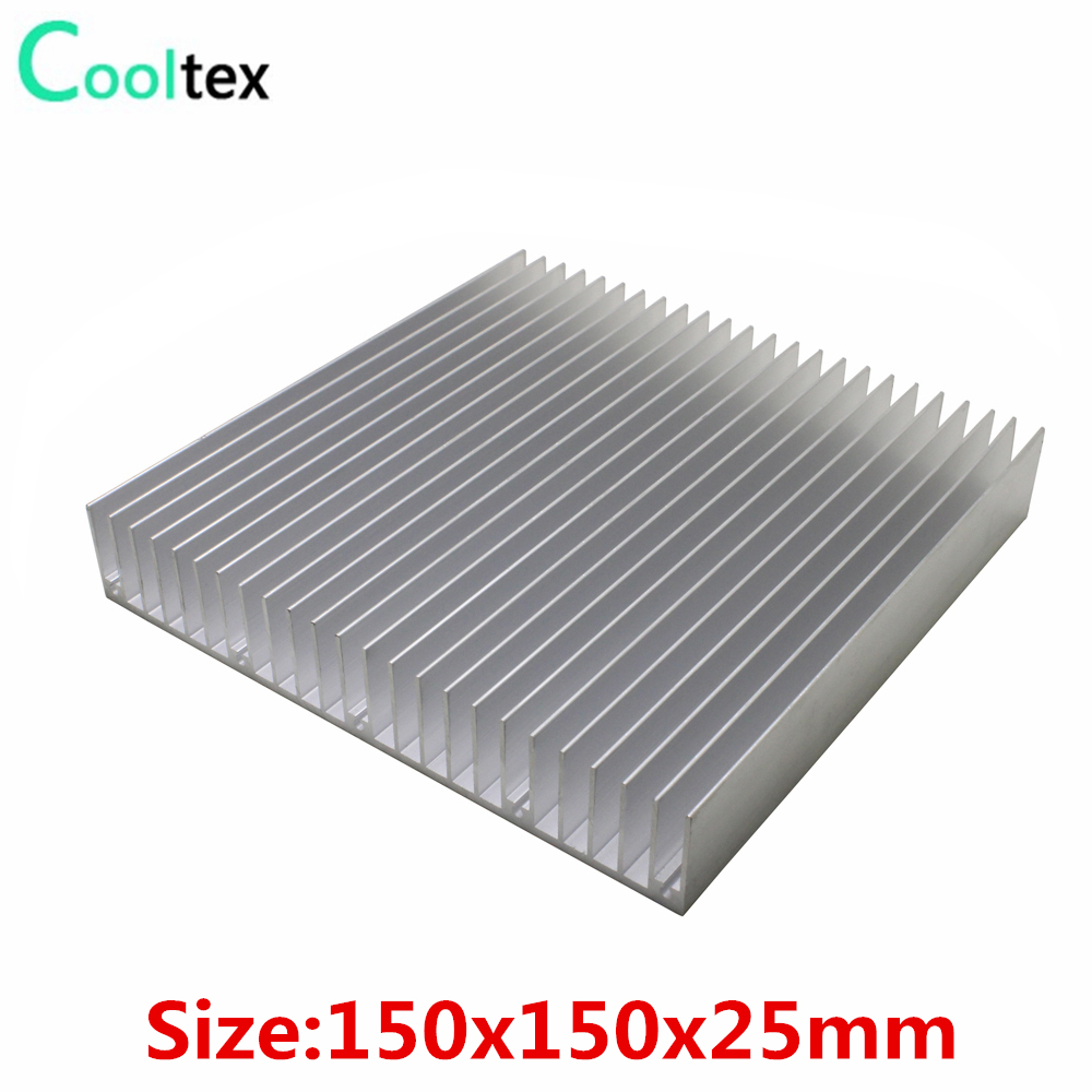 Diy Electronics For Home - 150x150x25mm DIY aluminiowy radiator radiator chłodnica