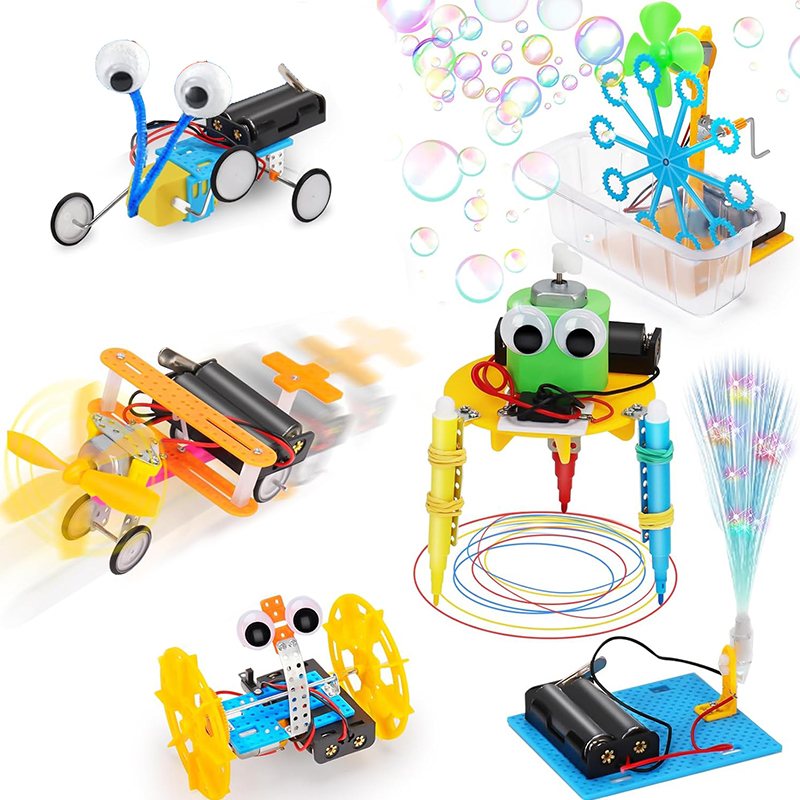 Diy Electronics Projects For Kids - Zestaw 6w1 DIY Zabawki Naukowe Klocki