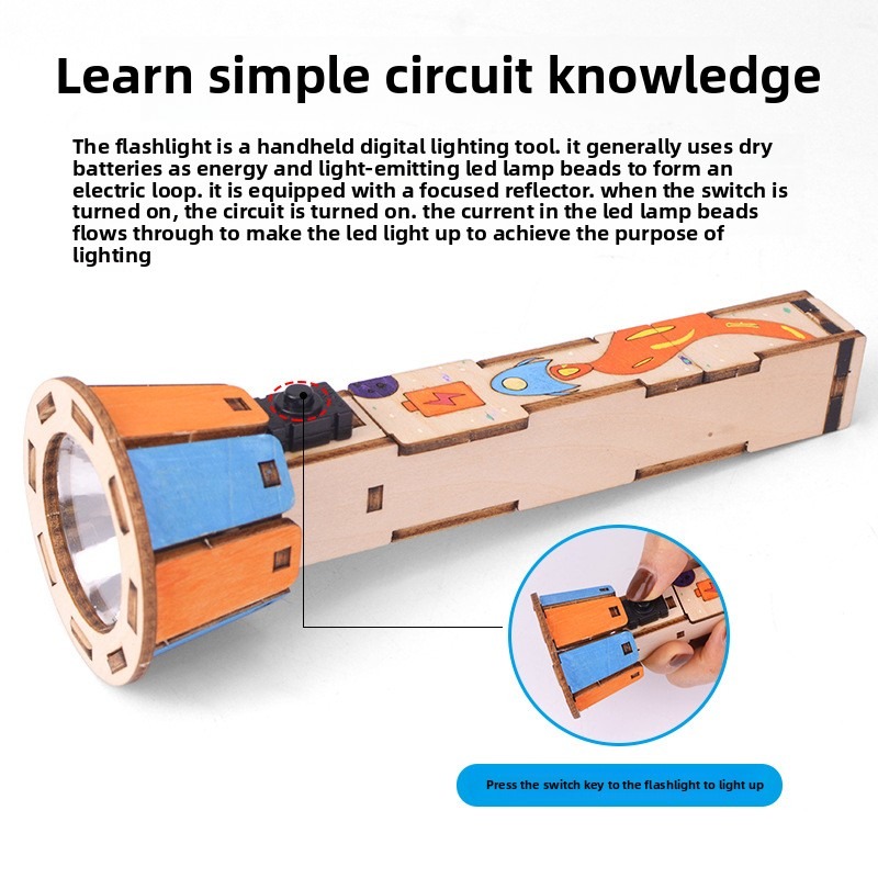 DIY drewniany zestaw latarki e – Diy Electronics Projects For Kids recenzja i cena