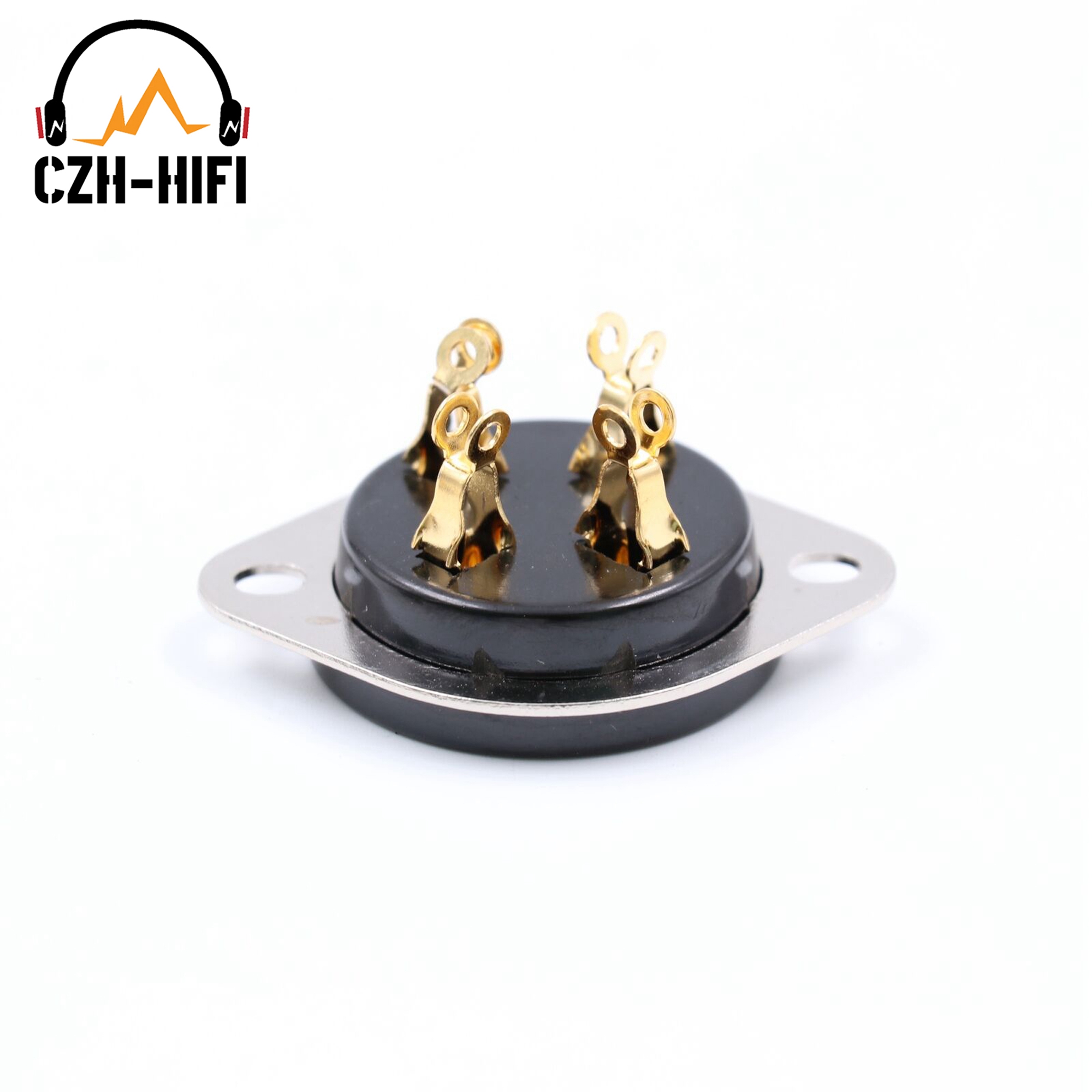 1PC 4in Tube gniazdo bakelitu  – Diy Electronics Audio recenzja i cena