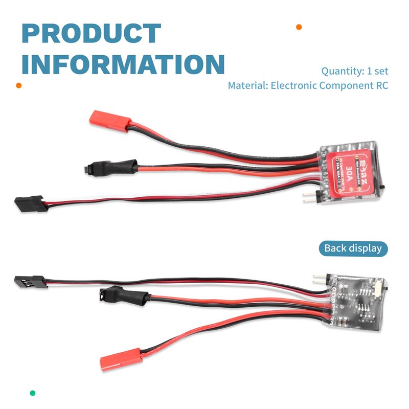 A49K-2X Micro-ESC 30A Regulato – Diy Electric Car recenzja i cena