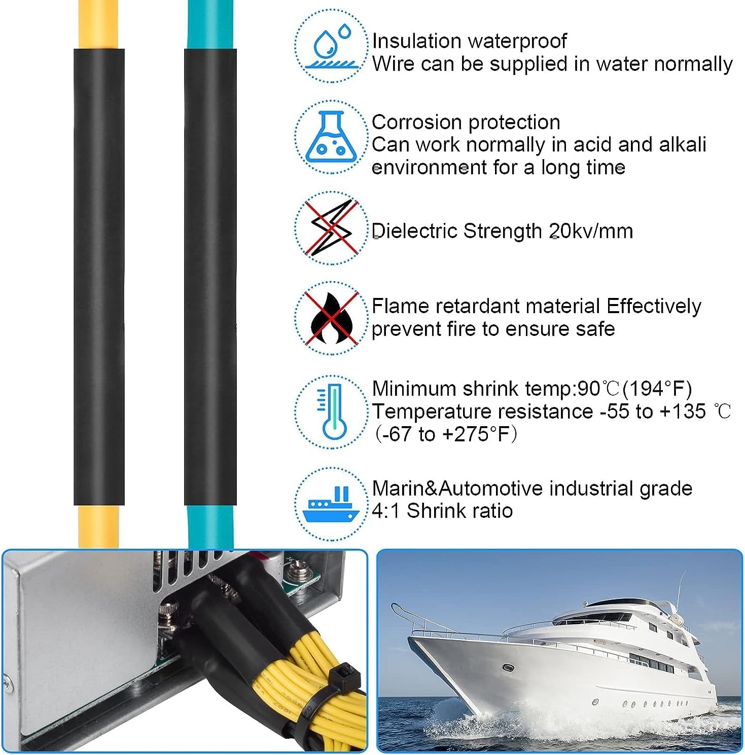 Rurka termokurczliwa 2M 4:1 z  – Heat Shrink Tubing recenzja i cena