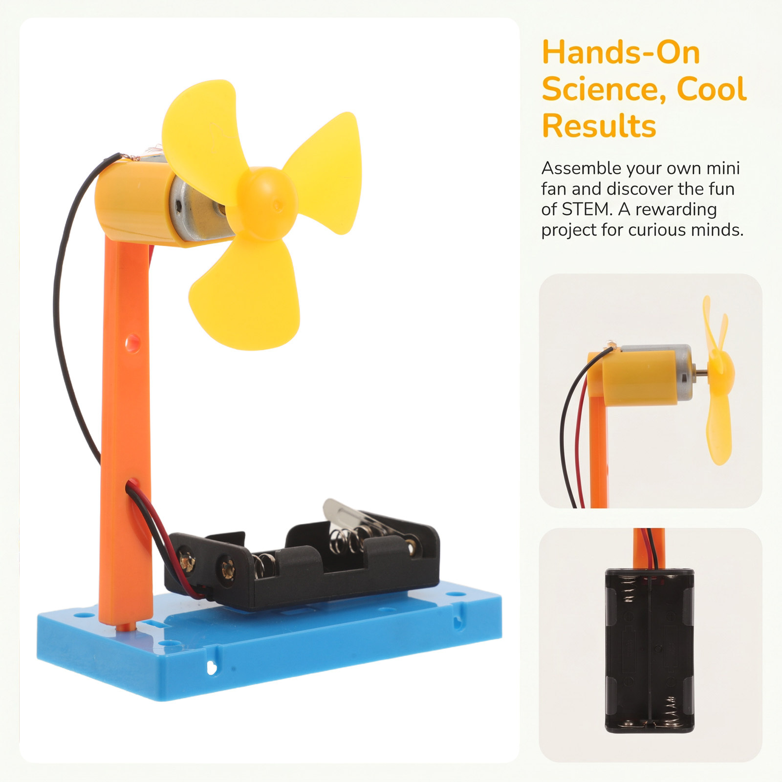 Mini Wentylator Elektryczny -  – Diy Electronics Projects For Kids recenzja i cena
