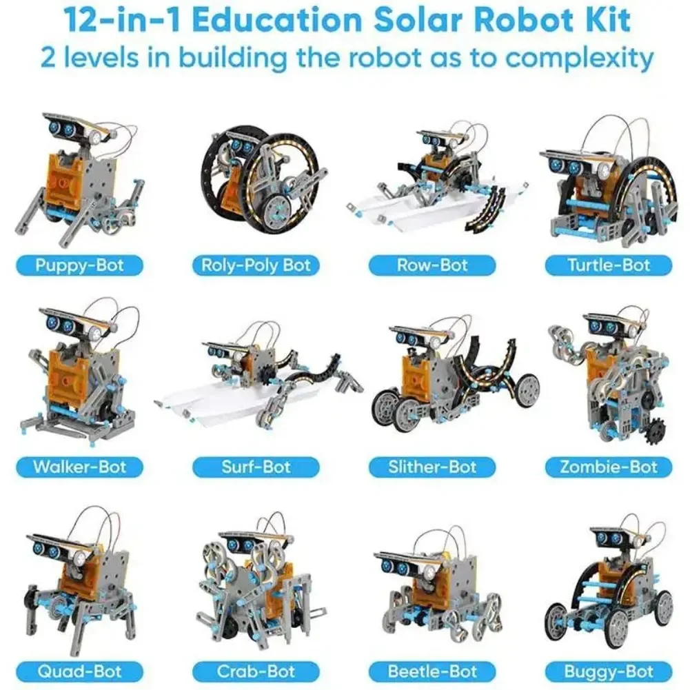 13 w 1 Robot zasilany energią  – Diy Elektronik recenzja i cena